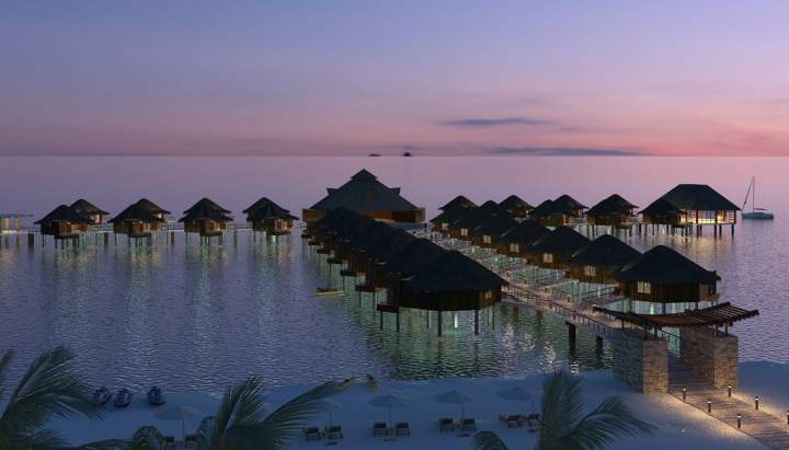 el dorado palafitos sunset